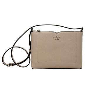 Kate Spade Harlow Crossbody Purse Warm Beige Leather WKR00058